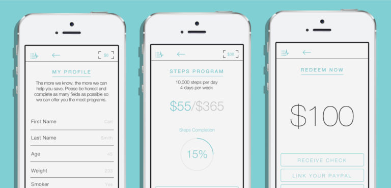 Wellth Mobile App - App Design.
