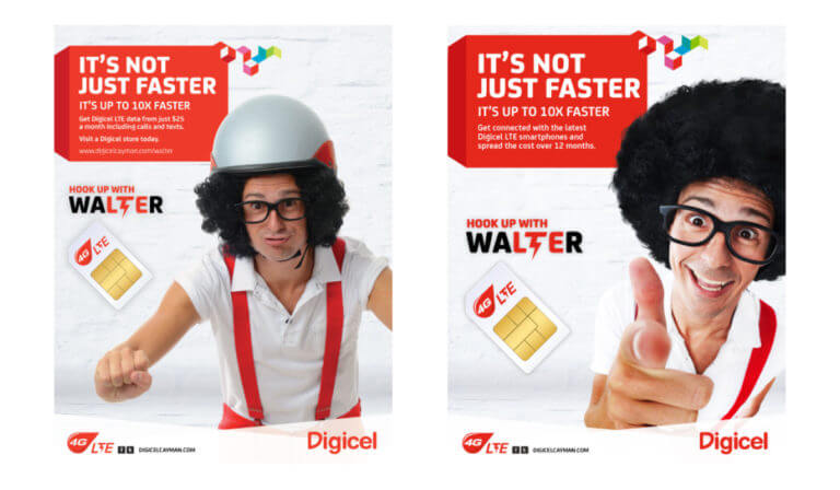 Digicel LTE Campaign - 360 Campaign. Web Design. 