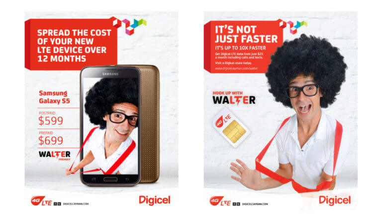 Digicel LTE Campaign - 360 Campaign. Web Design.