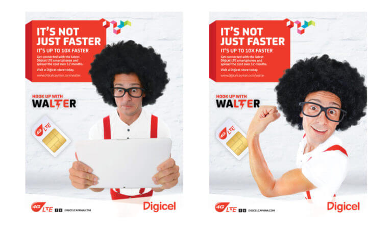 Digicel LTE Campaign - 360 Campaign. Web Design.