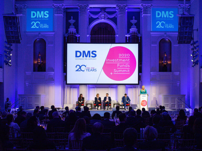 DMS 2020 Investment Funds Summit - Event Design. Creative. 