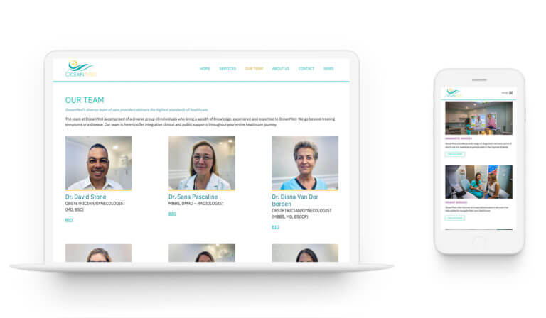 OceanMed - Branding. Web Design.