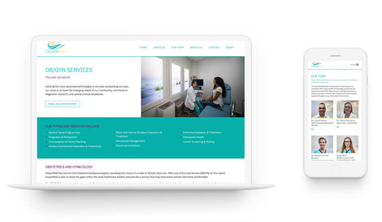 OceanMed - Branding. Web Design.