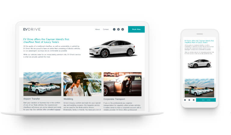 EV Drive - Web Design. Logo Design.