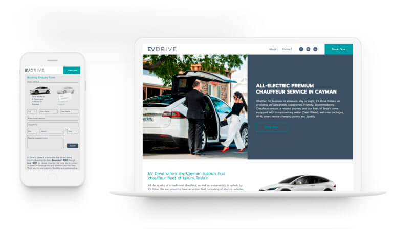 EV Drive - Web Design. Logo Design.