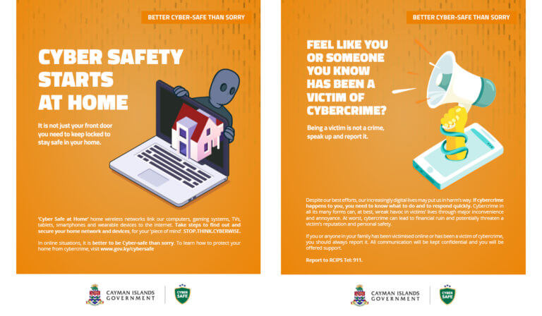 Cyber Awareness campaign - Design. Illustrations.