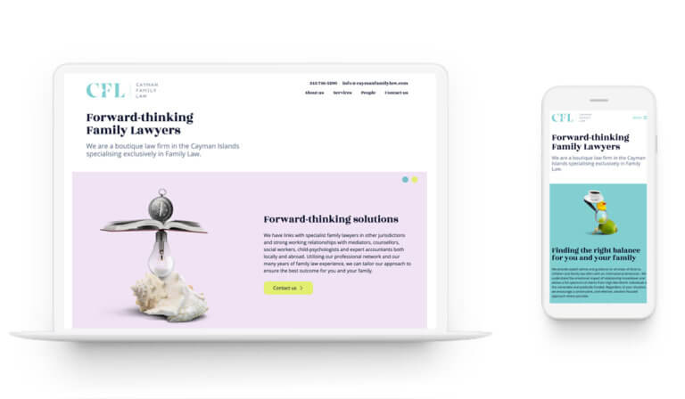 Cayman Family Law - Branding. Web Design.