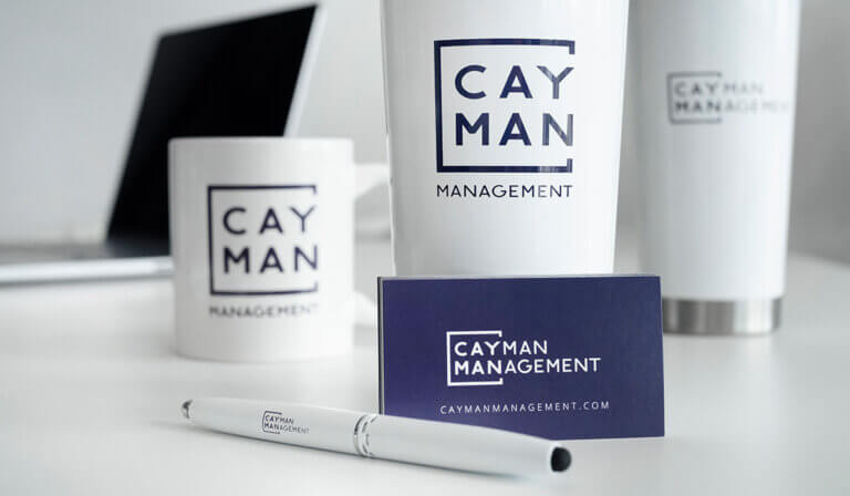 Cayman Management - Branding. Web Design. Marketing Services. Brand Launch Event.
